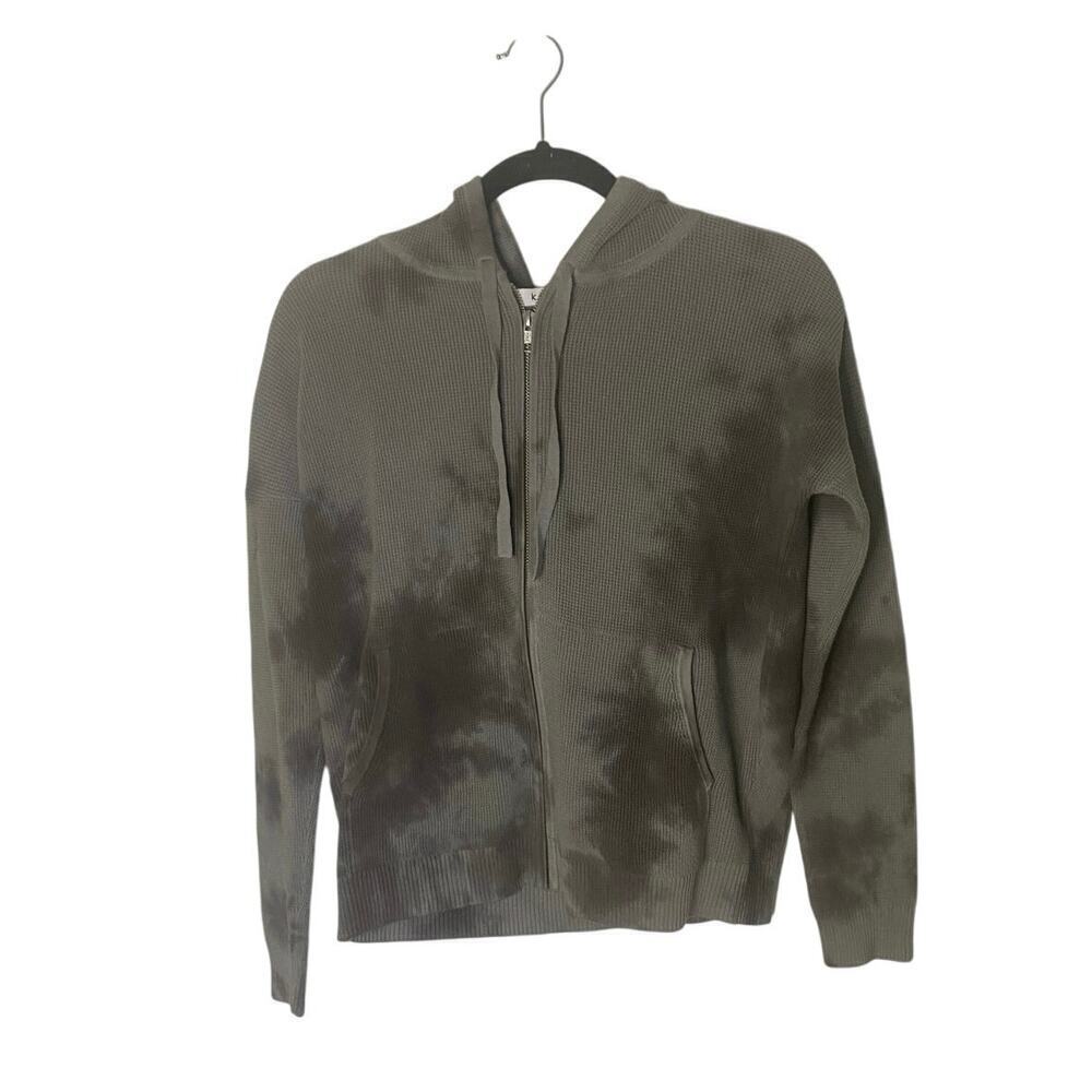 Kokun Oversized Tie Dye Gray Hoodie Size Small
